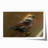 Colorful wall art collection featuring various garden birds, beautifully illustrated in a rolled print format. Ideal for nature enthusiasts and home decor.