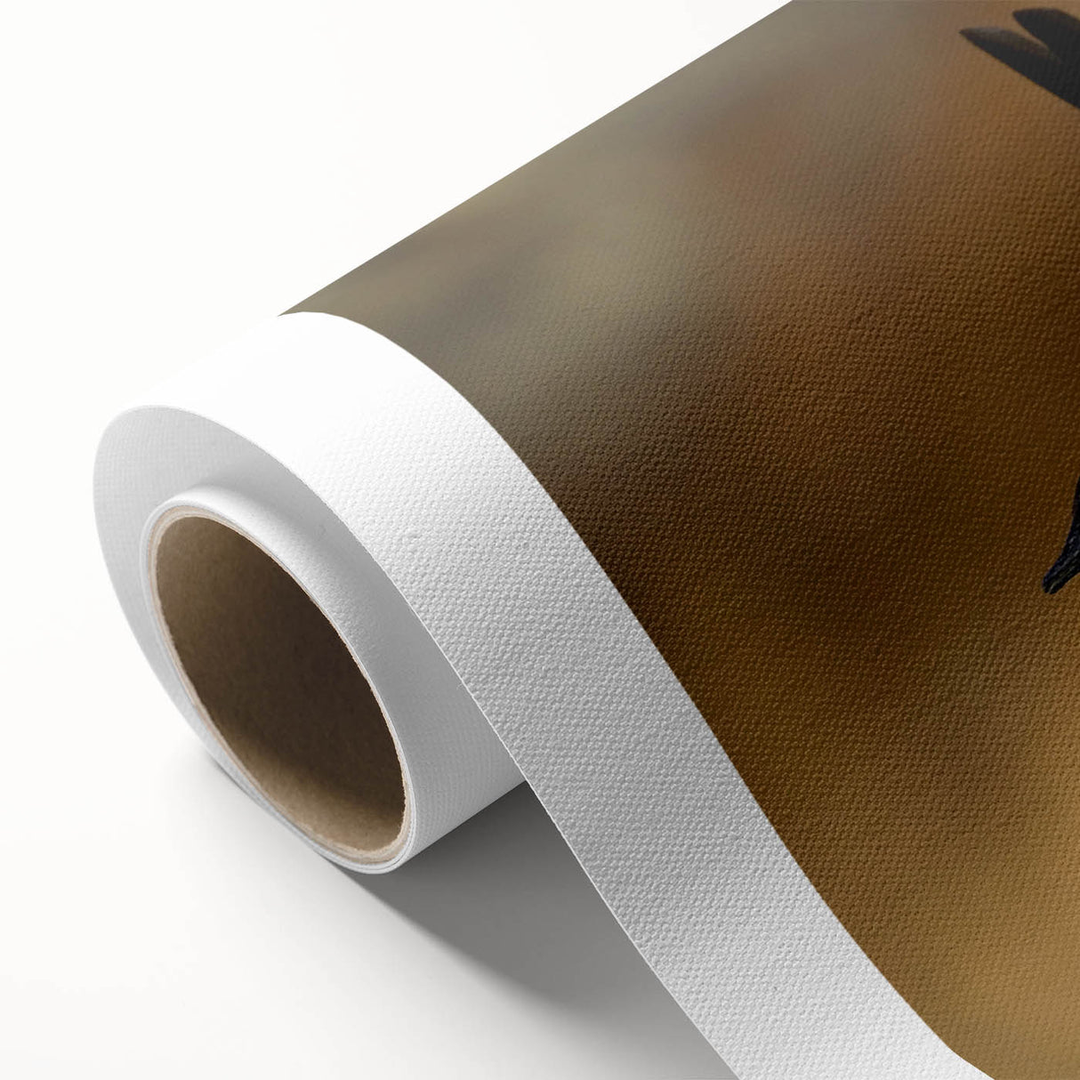 Elegant rolled canvas showcasing a contemporary goose design in vibrant colors, ideal for home decor, featuring intricate details and a textured finish. Perfect for enhancing any living space.