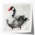 Stylish wall art featuring a collection of elegant goose designs, showcasing intricate details and vibrant colors, perfect for home decor or artistic display.