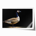 Rolled print showcasing a vibrant goose design in a captivating wall art collection, ideal for modern decor, showcasing intricate details and rich colors.