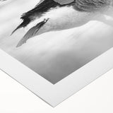 Rolled canvas artwork showcasing a vibrant goose design, perfect for home decor. The piece features intricate details, rich colors, and a modern aesthetic, ideal for enhancing any room's ambiance.