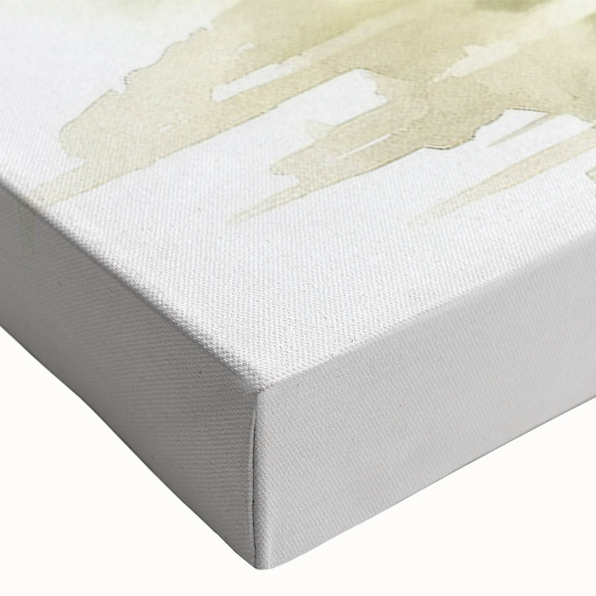 Close-up of a stretched canvas featuring a vibrant goose design for wall art, showcasing intricate details and rich colors, ideal for home decor enhancement.