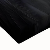 Close-up of a vibrant wall art piece featuring a heron and egret design on a stretched canvas, showcasing intricate details and rich colors, perfect for nature lovers' decor.