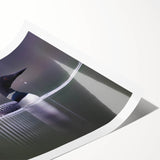 Elegant heron and egret design in a modern wall art print, showcasing vibrant colors and intricate details on quality paper, perfect for home decor.