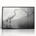 Framed wall art collection featuring elegant heron and egret designs, set in black frame; perfect for enhancing home decor with nature-inspired aesthetics.