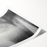 Heron and egret wall art design on rolled print, showcasing vibrant colors and intricate details, ideal for nature-inspired home decor. Perfect for enhancing interiors with a touch of wildlife elegance.