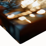 Close-up of a vibrant heron and egret wall art design on stretched canvas, showcasing intricate details and rich colors, perfect for enhancing home decor.