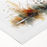 Rolled canvas wall art showcasing a heron and egret design, featuring intricate details in vibrant colors, perfect for enhancing any interior decor.