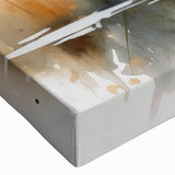 Close-up of a vibrant wall art canvas showcasing a heron and egret design, featuring intricate details and rich colors, perfect for home decor enthusiasts.