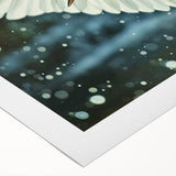 Elegant rolled canvas featuring a serene heron and egret design in soft pastel colors, ideal for nature-themed decor, showcasing intricate details and textures.