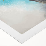 Elegant rolled canvas artwork showcasing a heron and egret in a serene natural setting, perfect for enhancing home decor with a touch of wildlife charm.