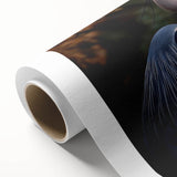 Rolled canvas wall art showcasing a serene heron and egret design in soft blues and whites, perfect for adding a touch of nature to home decor. Ideal for bird lovers and art enthusiasts seeking elegant wall accents.