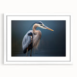Framed wall art collection featuring elegant heron and egret designs on a white background, ideal for nature-inspired home decor. Perfect for enhancing living spaces.