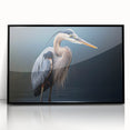 Framed wall art collection featuring elegant heron and egret designs in black acrylic, showcasing intricate details and a modern aesthetic, perfect for enhancing home decor.