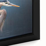 Close-up of a framed wall art collection featuring herons and egrets in a vibrant, natural setting. The design showcases intricate details and rich colors, perfect for enhancing home decor with a touch of wildlife elegance.