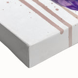 Close-up of a vibrant hummingbird design on stretched canvas wall art, showcasing intricate details and vivid colors, perfect for nature lovers and home decor enthusiasts.