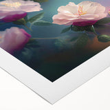 Colorful rolled canvas wall art featuring a striking hummingbird design, showcasing intricate details and vibrant hues, perfect for enhancing home decor.