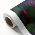 Vibrant rolled canvas wall art showcasing a colorful hummingbird design, perfect for adding a lively touch to home decor. Packaged securely in a protective tube.