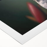 Vibrant rolled canvas art featuring a colorful hummingbird design, showcasing intricate details and textures, perfect for nature-inspired home decor.