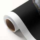 A vibrant rolled canvas featuring an intricate owl design, showcasing rich colors and detailed textures, ideal for enhancing home decor with a natural theme.