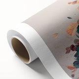 Vibrant rolled canvas wall art depicting a stunning peacock design with intricate details and vivid colors, ideal for enhancing modern home decor and art collections.