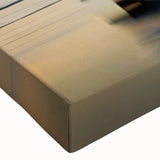 Close-up of a vibrant pelican wall art design on stretched canvas, showcasing intricate details and bold colors, perfect for coastal home decor enthusiasts.