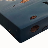 Close-up of a vibrant pelican-themed canvas wall art piece showcasing intricate designs and rich colors, perfect for enhancing coastal decor in living spaces.