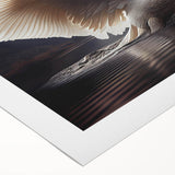 Stylish rolled canvas featuring a serene swan design, perfect for home decor, showcasing soft pastel colors and elegant details, ideal for nature-themed interiors.