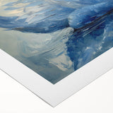 Elegant rolled canvas showcasing a serene swan design, perfect for home decor. This vibrant wall art adds a touch of nature-inspired beauty to any space.