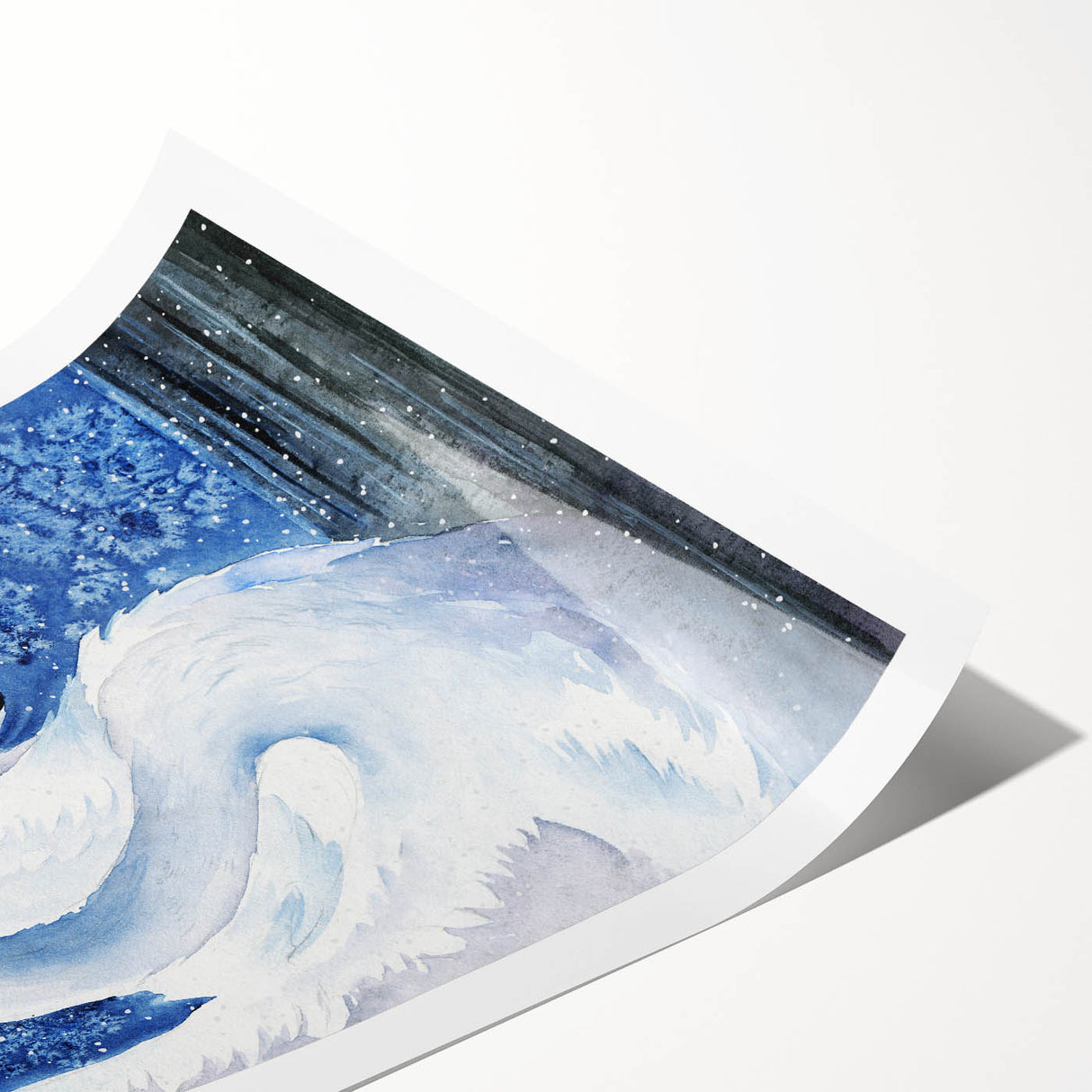 Elegant wall art featuring a serene swan design on a soft pastel background, perfect for enhancing home decor with a touch of nature-inspired tranquility.