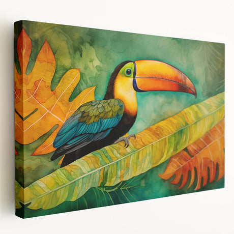 Tropical birds wall art canvas collection showcasing vibrant colors and intricate designs, ideal for adding a lively touch to home decor. Perfect for bird lovers and art enthusiasts.