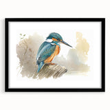 Tropical bird-themed wall art collection framed in black, showcasing vibrant colors and intricate designs, perfect for enhancing home decor with a natural ambiance.