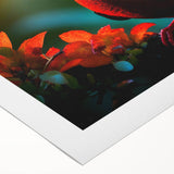 Tropical birds wall art collection on rolled canvas, showcasing vibrant colors and intricate designs, perfect for enhancing home decor with a lively touch.