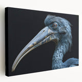 Tropical birds design stretched canvas wall art featuring vibrant colors and intricate details, ideal for enhancing home decor with a nature-inspired theme.