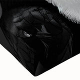 Colorful close-up of a tropical bird wall art design on stretched canvas, showcasing vibrant hues of green, blue, and yellow, perfect for home decor enhancement.