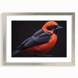 Tropical bird wall art collection framed in silver, showcasing vibrant colors and intricate designs, perfect for adding a lively touch to home decor.