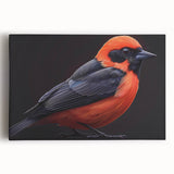 Vibrant tropical birds wall art collection on stretched canvas, showcasing colorful avian designs and lush foliage, perfect for enhancing home decor.