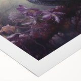 Vibrant rolled canvas wall art showcasing a tropical bird design, featuring lush colors and intricate details, perfect for enhancing any living space decor.