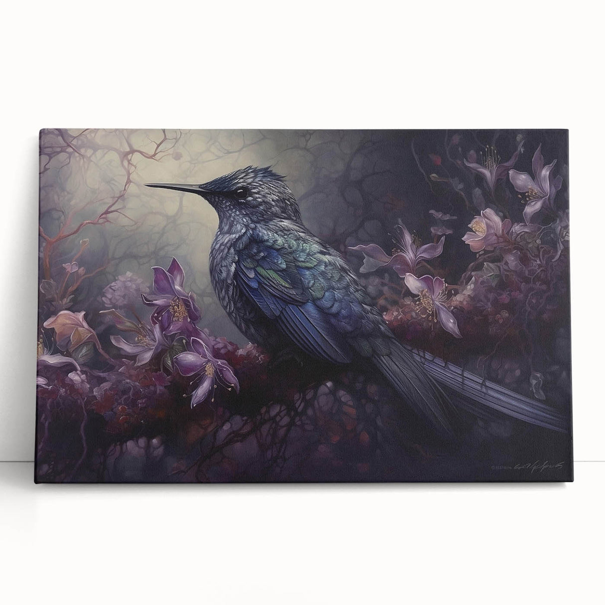 Tropical birds wall art collection printed on stretched canvas, showcasing vibrant colors and intricate designs, perfect for enhancing home decor.