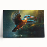 Vibrant tropical birds wall art collection on stretched canvas, showcasing vivid colors and intricate designs, perfect for enhancing any living space decor.