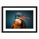 Tropical bird-themed wall art collection framed in black with a white mat, showcasing vibrant colors and intricate designs, ideal for home decor.