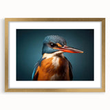 Tropical bird wall art collection featuring vibrant colors and intricate designs, framed with a gold mat, ideal for enhancing home decor aesthetics.
