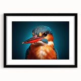Tropical birds wall art collection framed in black, showcasing vibrant colors and intricate designs, perfect for enhancing home decor with a nature-inspired theme.
