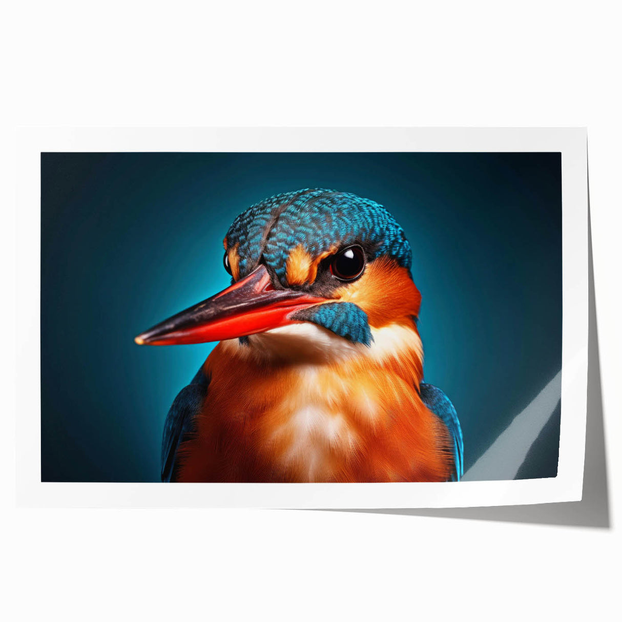 Tropical birds wall art print showcasing vibrant colors and intricate designs, rolled for easy shipping and display, perfect for enhancing home decor.