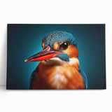 Tropical bird-themed stretched canvas wall art showcasing vibrant colors and intricate designs, perfect for brightening up any living space or office.