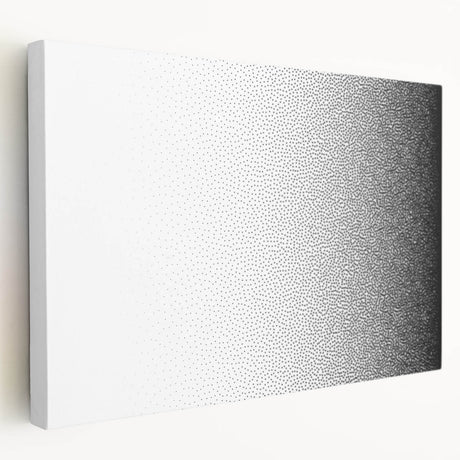 Abstract black and white wall art canvas showcasing a modern design with bold lines and shapes, perfect for contemporary home decor.