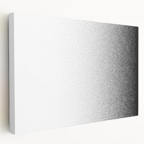 Abstract black and white wall art canvas showcasing a modern design with bold lines and shapes, perfect for contemporary home decor.