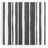 Abstract black and white wall art canvas featuring dynamic geometric shapes and fluid lines, ideal for modern home decor or office settings.