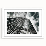 Extra large abstract art print with textured black and white patterns on a white framed canvas, ideal for living room decor.