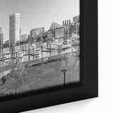 Timeless Baltimore Skyline Art - Black and White Cityscape Decor